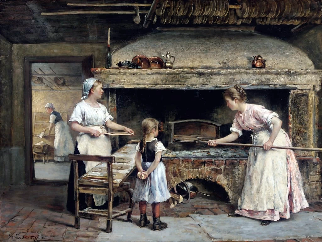 All'interno di una panetteria